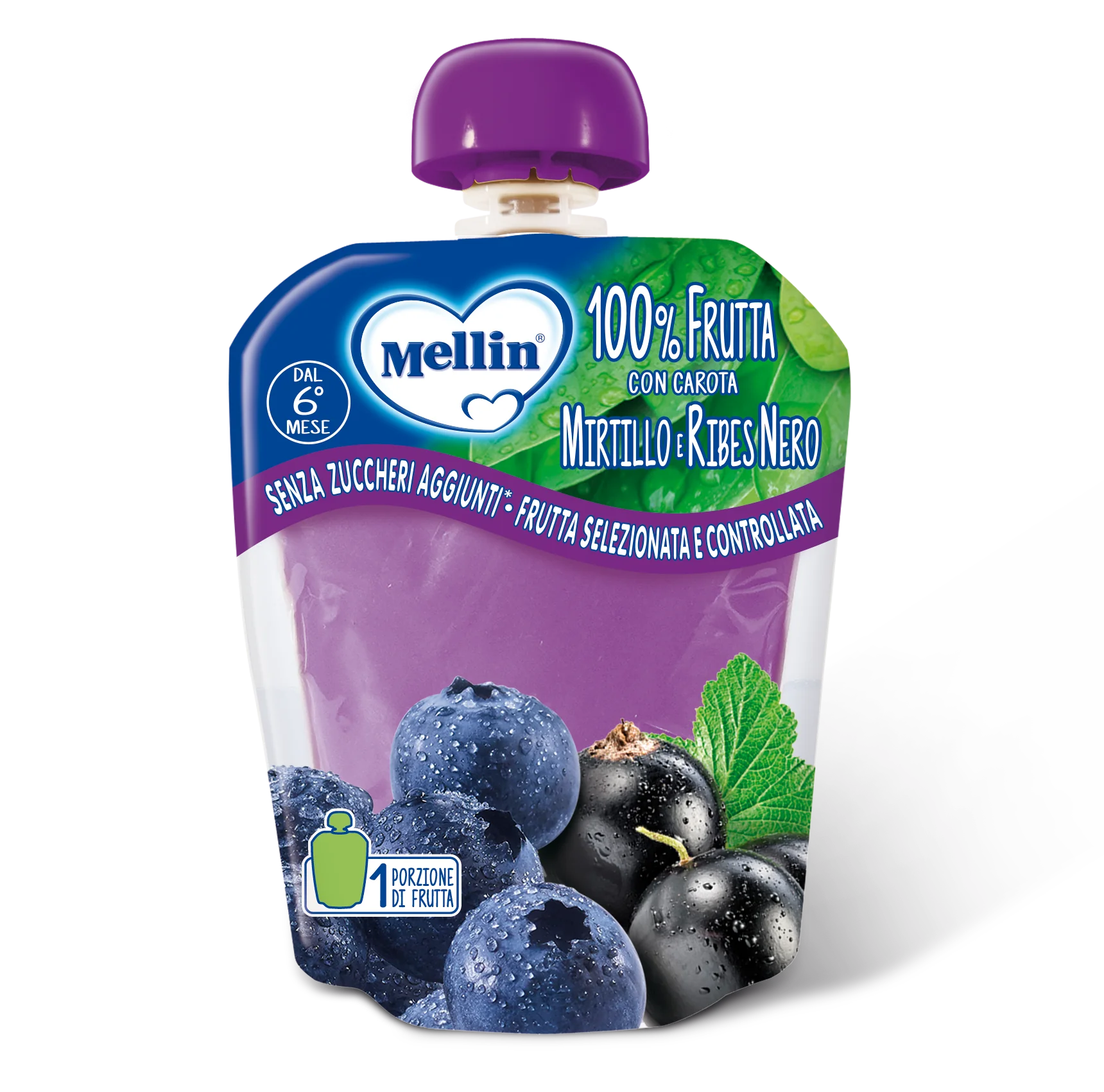 MELLIN POUCH MIRTILLO/RIBES 90 G