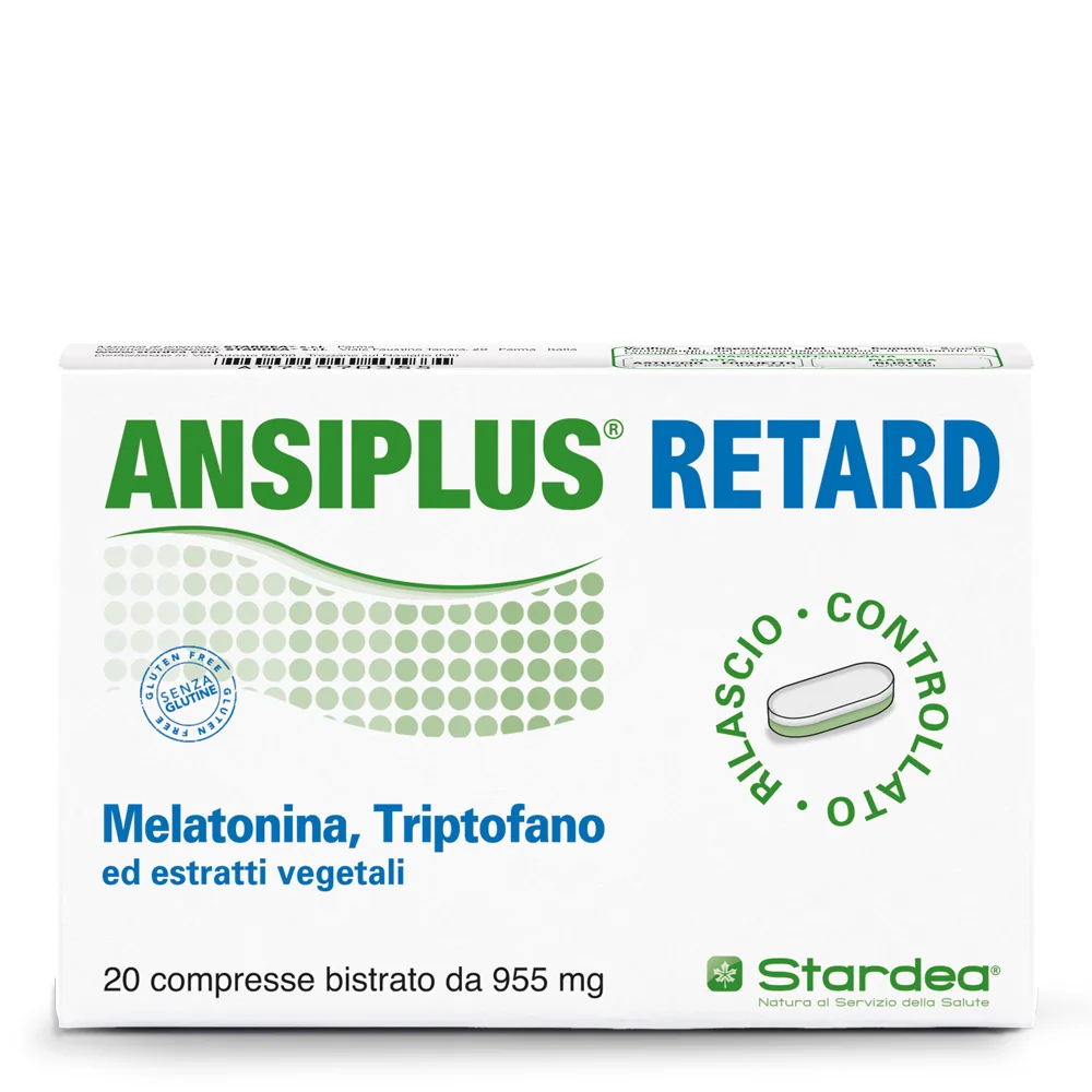 ANSIPLUS MELATONINA RETARD 20 COMPRESSE