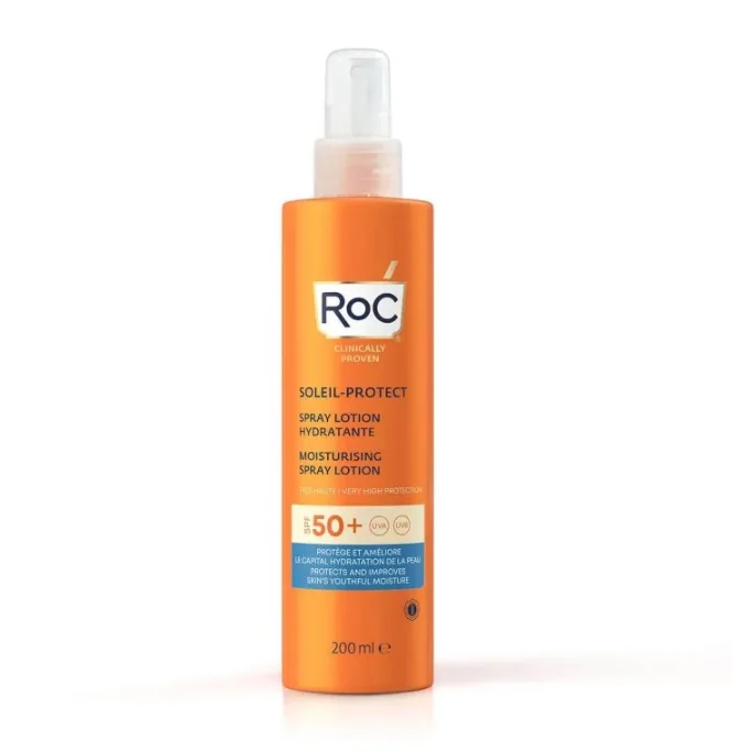 ROC SOLEIL LOZIONE SPRAY SOLARE CORPO SPF 50+ IDRATANTE 200 ML