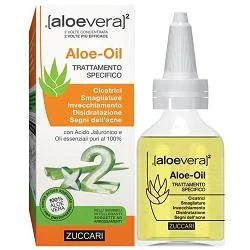 ZUCCARI ALOEVERA2 ALOE OIL OLIO DERMOCOSMETICO VISO E CORPO 50 ML