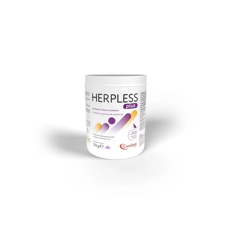 CANDIOLI HERPLESS INTEGRATORE INFEZIONI HERPES POLVERE GATTI 120 GR.