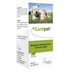 AURORA BIOFARMA CORTIPET INTEGRATORE FITOTERAPICO CANI E GATTI GOCCE 100 ML