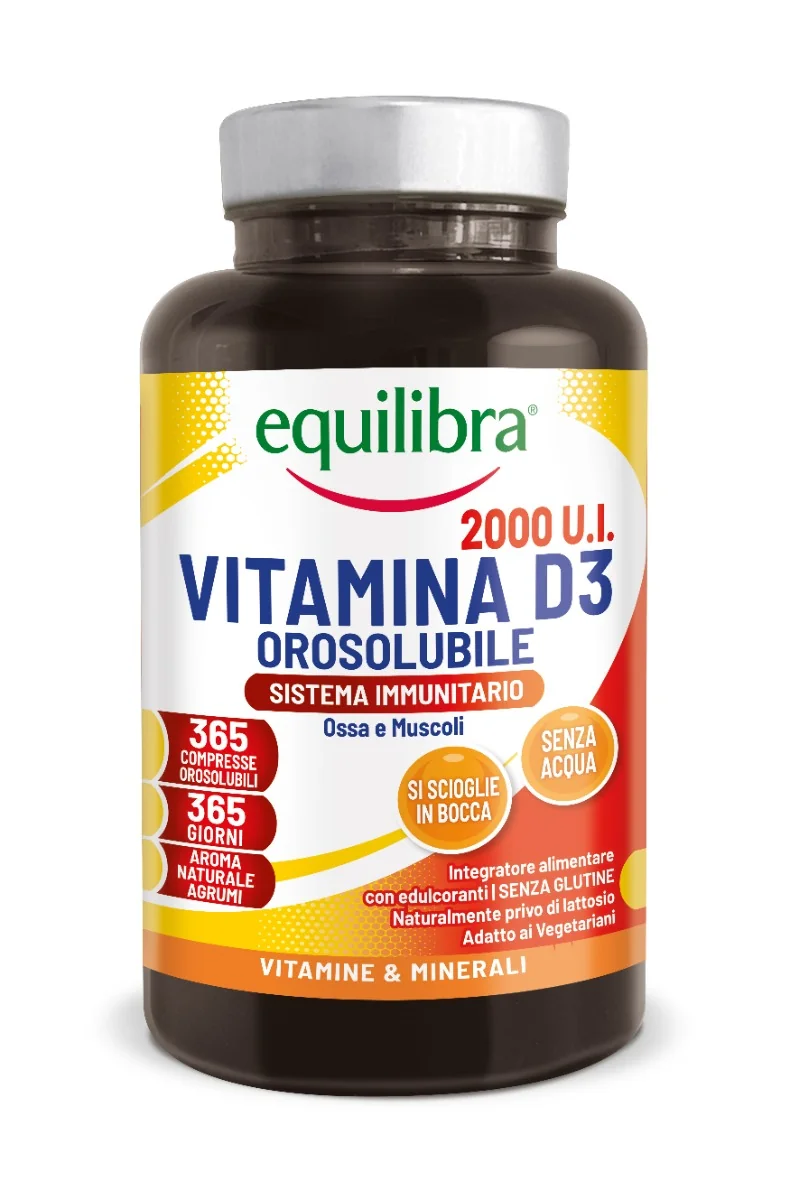 EQUILIBRA VITAMINA D3 OROSOLUBILE 365 COMPRESSE