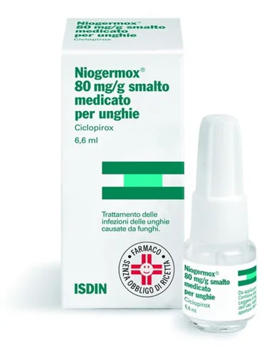 NIOGERMOX SMALTO CICLOPIROX ONICOMICOSI UNGHIE 6,6 ML