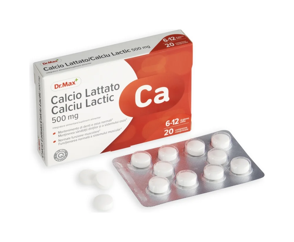 Dr. Max Calcium Lactate 20Tbl Calcio