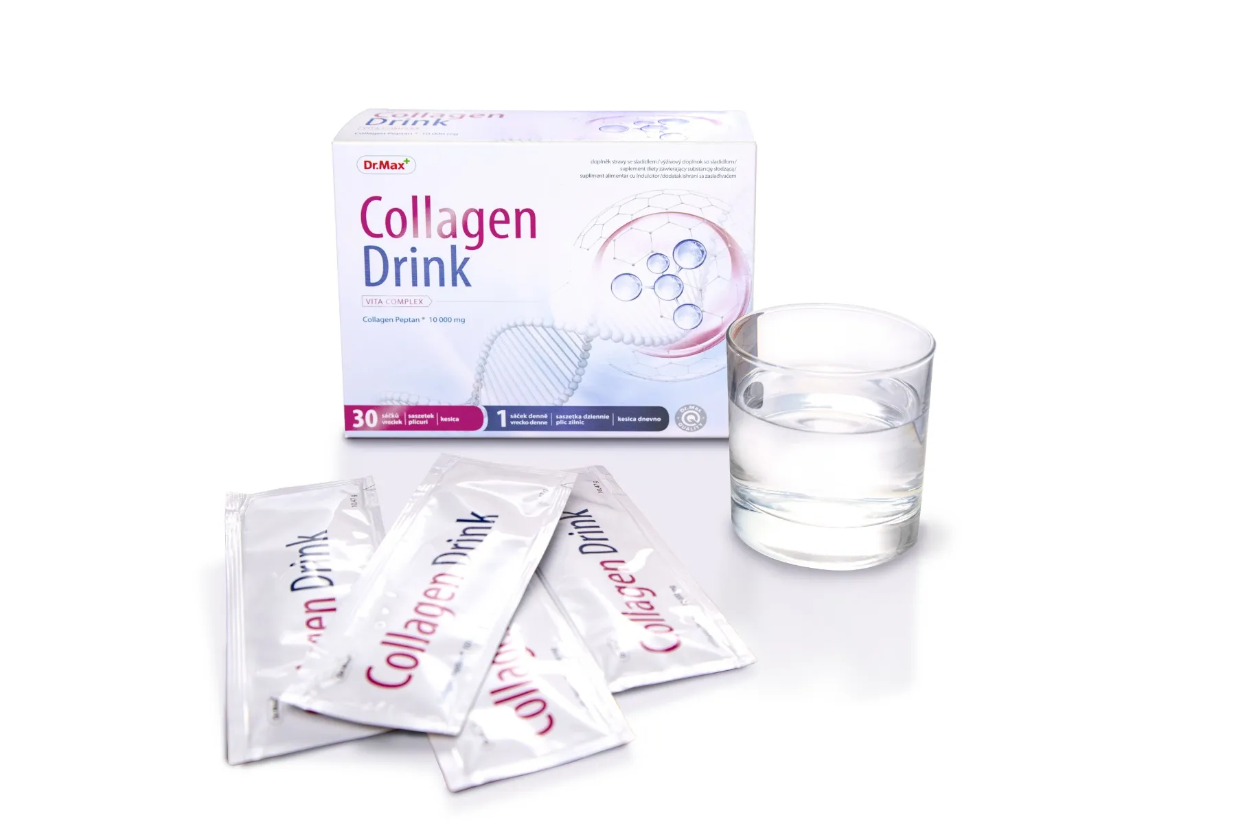Dr.Max Collagen Drink 30 Bustine Integratore di Collagene