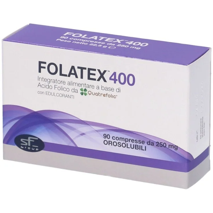 FOLATEX 400 INTEGRATORE ACIDO FOLICO GRAVIDANZA 90 COMPRESSE