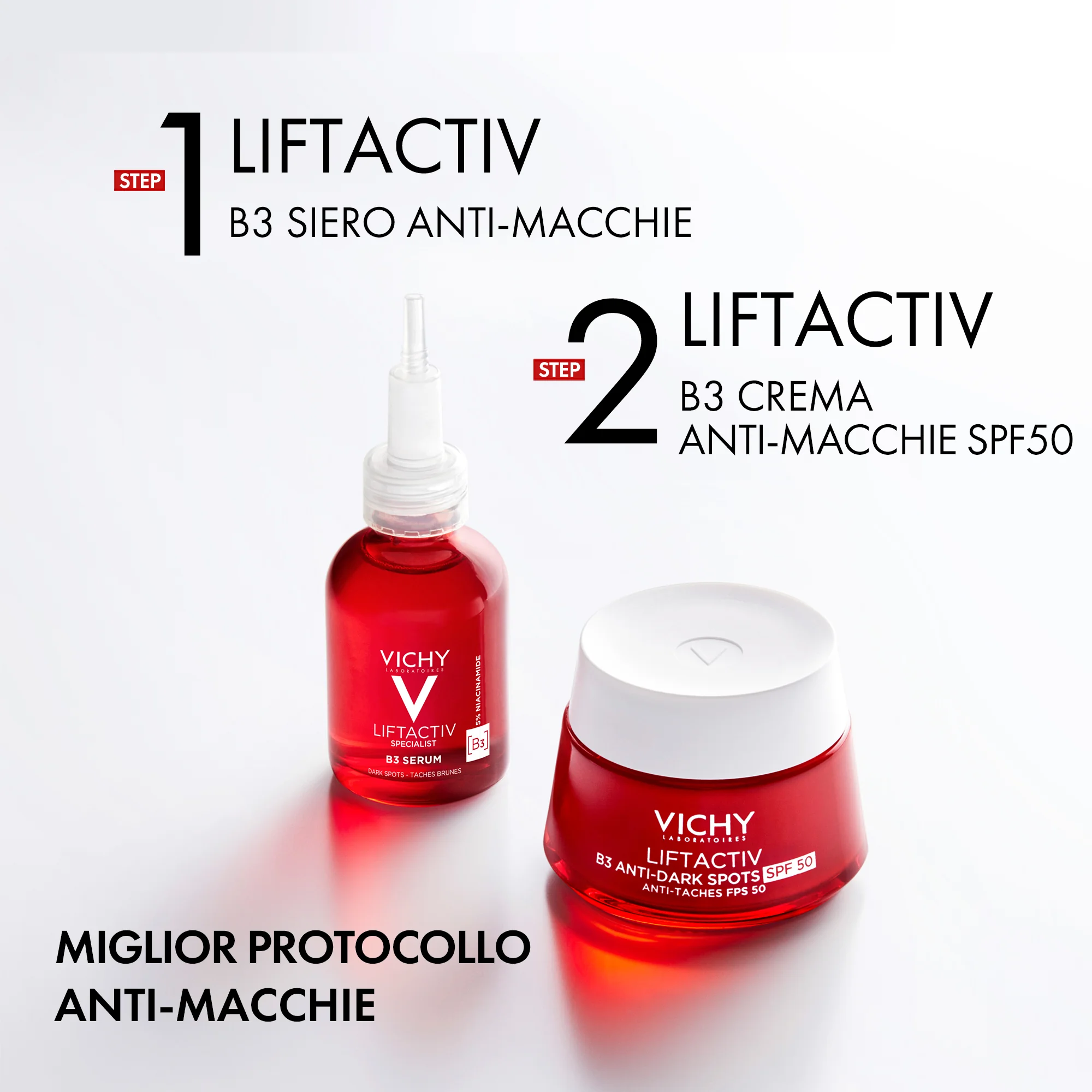 Vichy Liftactiv Crema B3 SPF50 50 ml Anti-Macchie