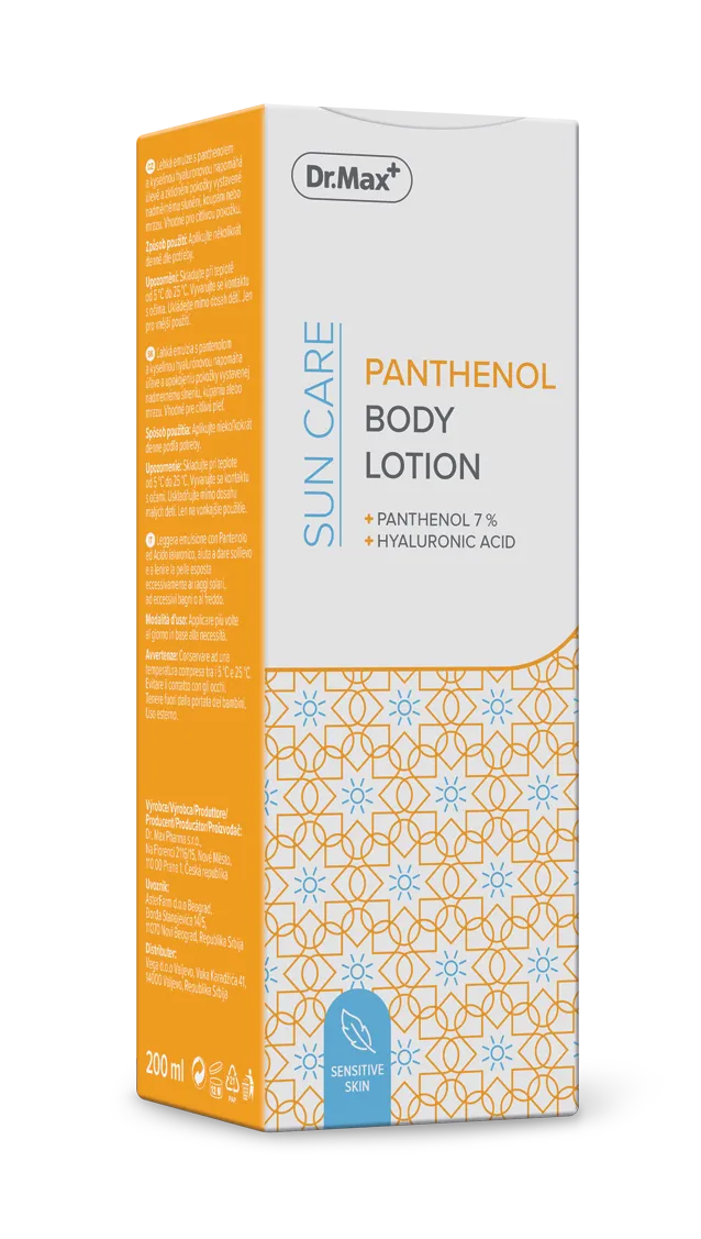 Panthenol Body Lotion 200 ml Idratante e Lenitiva