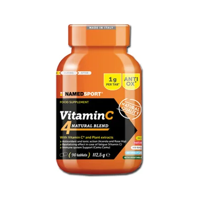 NAMED SPORT VITAMIN C 4 NATURAL BLEND INTEGRATORE DI VITAMINA C 90 COMPRESSE