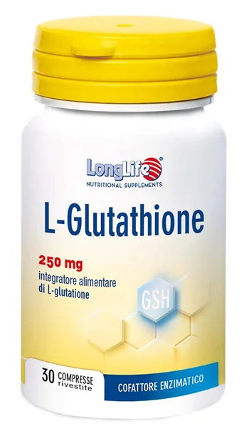 LONGLIFE L-GLUTATHIONE 250 MG INTEGRATORE 30 COMPRESSE