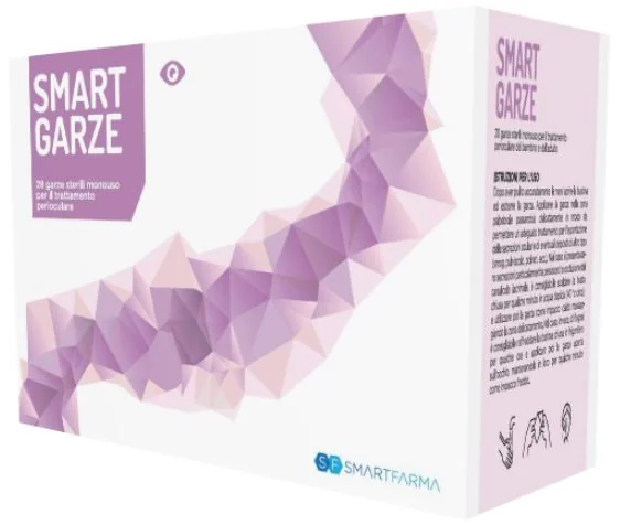 SMART GARZE OCULARI SALVIETTINE OFTALMICHE 28 PEZZI