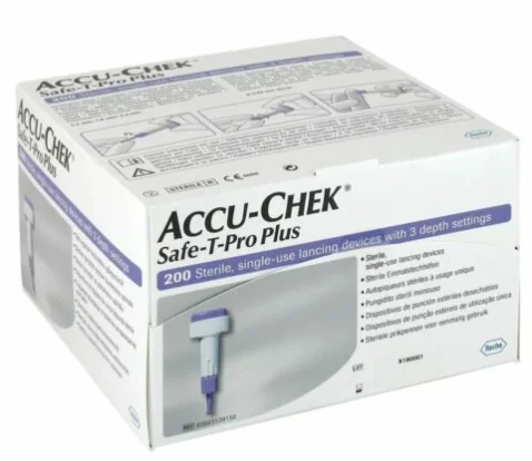 ACCU-CHEK SAFE T-PRO PLUS 200 PEZZI