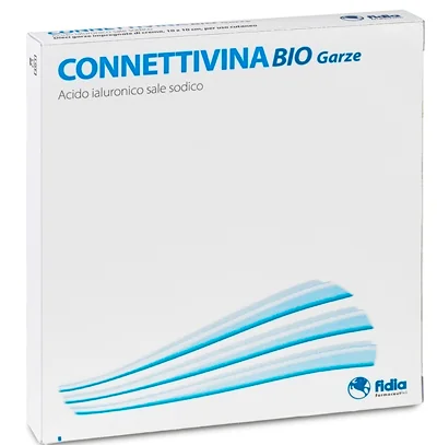 CONNETTIVINABIO GARZE IMPREGNATE DI CREMA 10X10 CM 10 GARZE