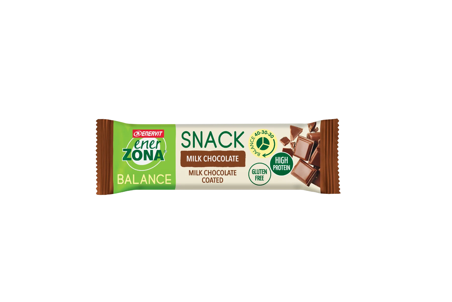 ENERZONA SNACK 40-30-30 CACAO 1 BARRETTA