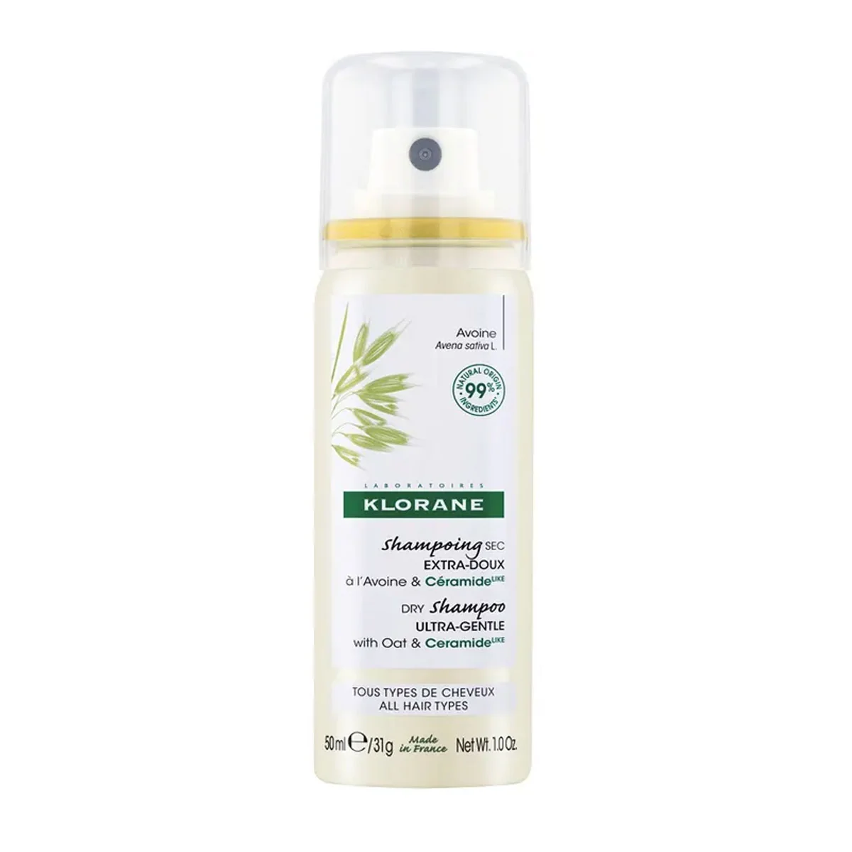 KLORANE SHAMPOO SECCO AVENA 50  ML