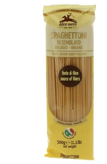 ALCE NERO PASTA SPAGH SEMOLA 500G