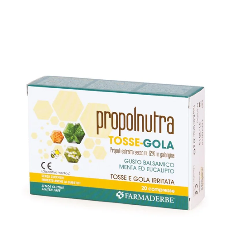 Propolnutra Tosse- -Gola 20 Compresse