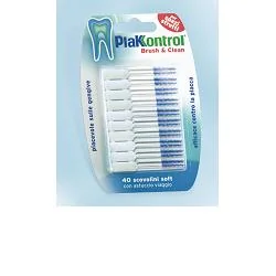 PLAKKONTROL SCOVOLINI BRUSH E CLEAN 40 PEZZI