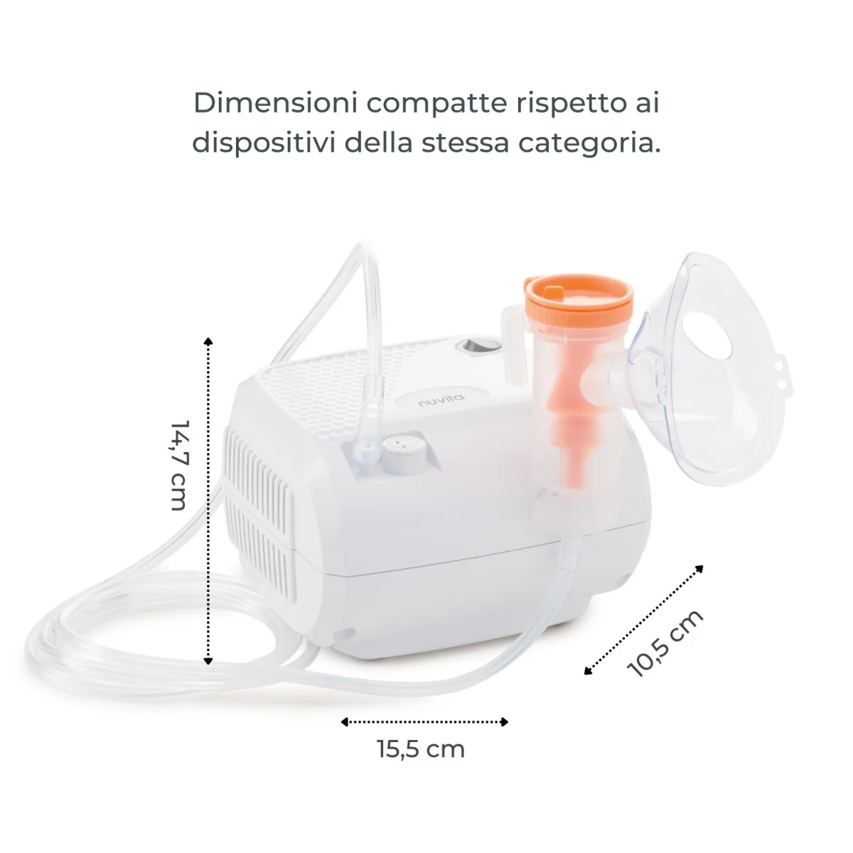 Nuvita Aerosol Terapia A Pistone Dispositivo Medico