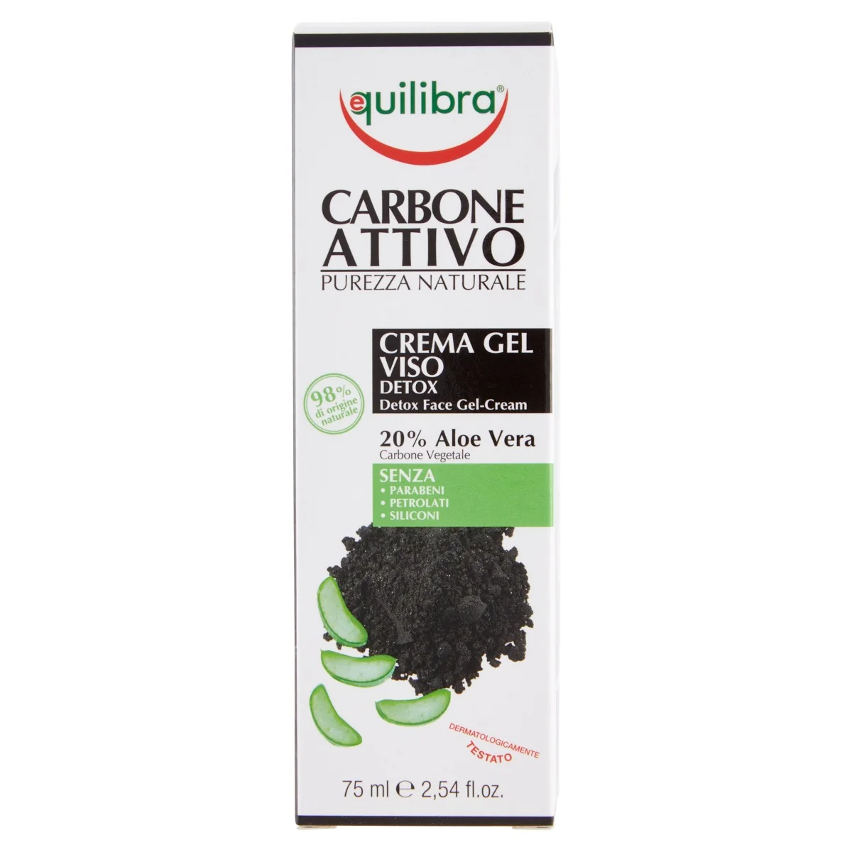 EQUILIBRA CARBONE ATTIVO CREMA VISO 75 ML