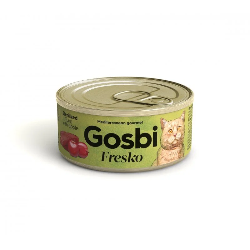 GOSBI FRESKO CAT STERILIZED TUNA WITH APPLE