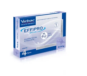 EFFIPRO SPOTON CANE 4 PIPETTE 10 A 20 KG