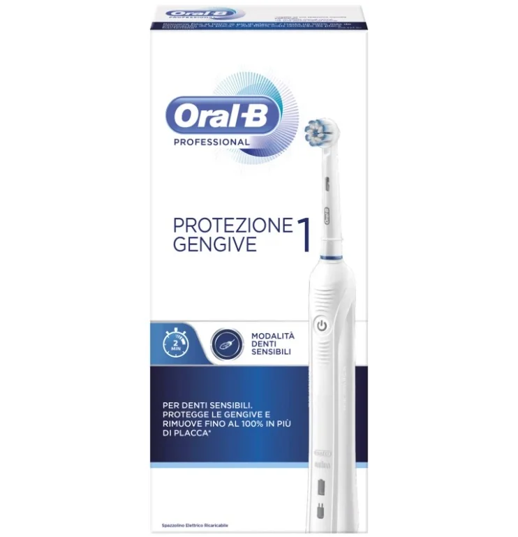 ORAL-B PRO PROTEZIONE GENGIVE 1 SPAZZOLINO ELETTRICO