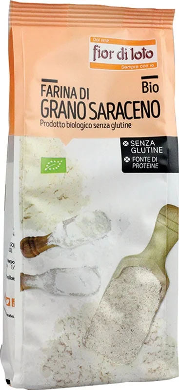 FIOR DI LOTO FARINA DI GRANO SARACENO INTEGRALE BIOLOGICA 375 G