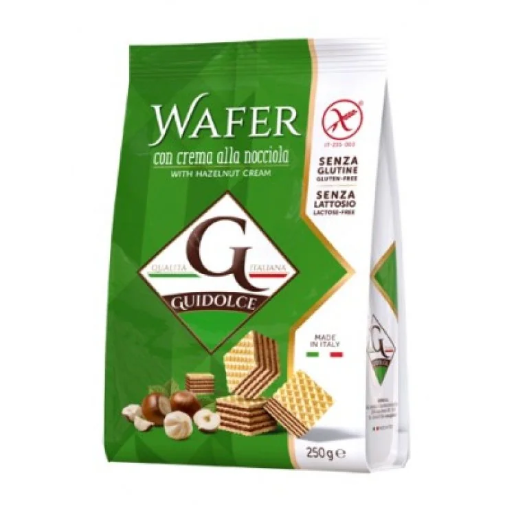 WAFER CON CREMA ALLA NOCCIOLA 250 G