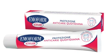 EMOFORM DENTIFRICIO ACTIFLUOR PER PROTEZIONE ANTICARIE GUSTO MENTA FRESCA 75 ML