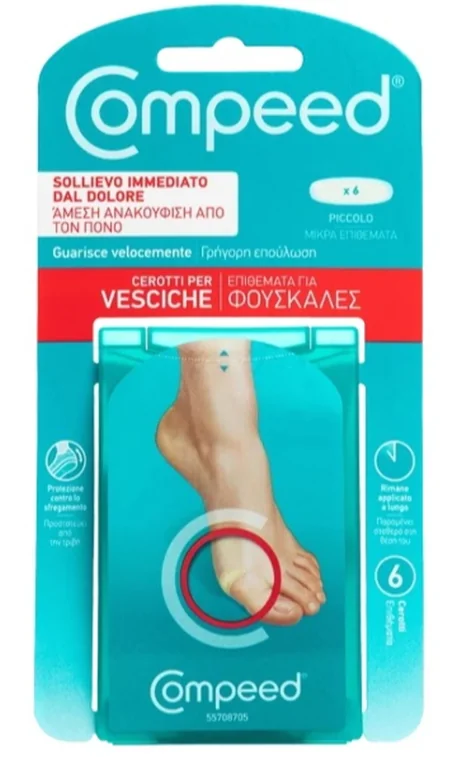 COMPEED CEROTTI PER VESCICHE PICCOLO 6 PEZZI