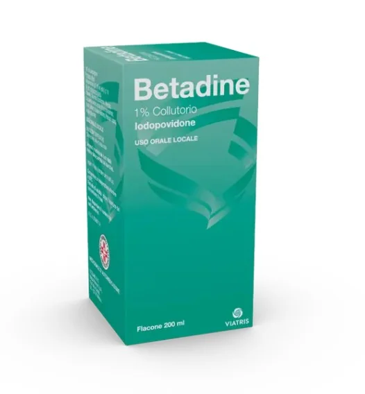 BETADINE 1% COLLUTORIO ORALE 200 ML