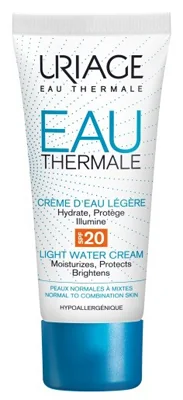 URIAGE EAU THERMALE CREMA LEGGERA ALL'ACQUA SPF20 IDRATANTE VISO 40 ML