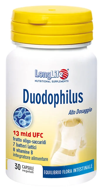 LONGLIFE DUO DOPHILUS INTEGRATORE FLORA BATTERICA 30 CAPSULE