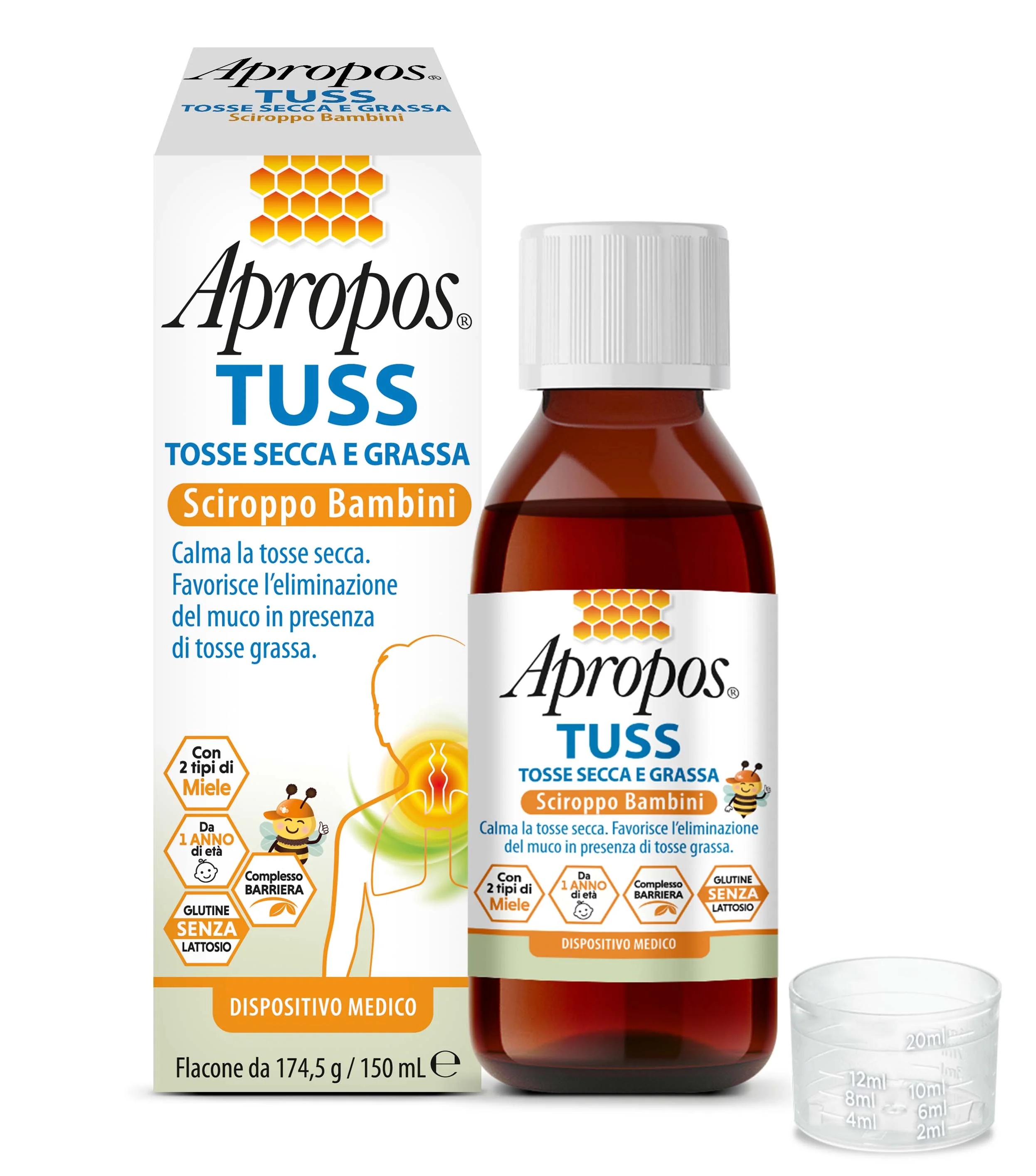 APROPOS TUSS TOSSE SECCA E GRASSA FLACONE 150 ML