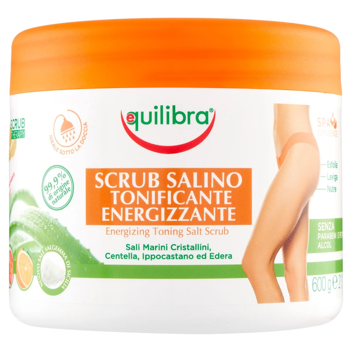 EQUILIBRA SCRUB SALINO TONIFICANTE 600 G