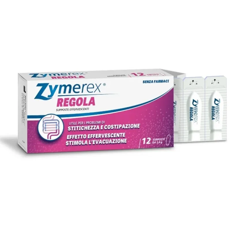 ZYMEREX REGOLA SUPPOSTE 12 PEZZI