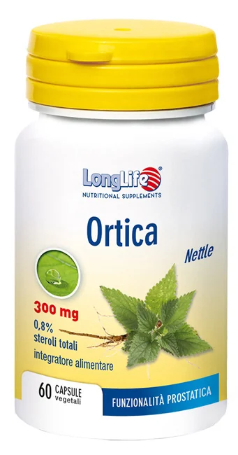 LONGLIFE ORTICA 300 MG INTEGRATORE 50 CAPSULE