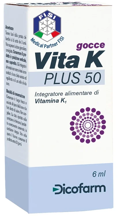 VITA K PLUS 50 INTEGRATORE DI VITAMINA K GOCCE 6 ML