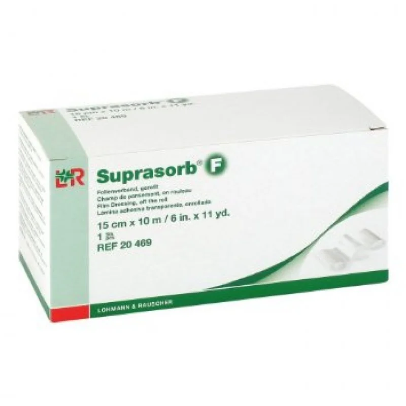 LR SUPRASORB F BENDAGGIO TRASPARENTE PER FISSAGGIO MEDICAZIONE 10 CM X 10 M