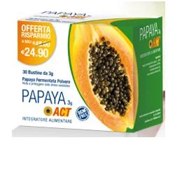 PAPAYA ACT INTEGRATORE METABOLISMO ENERGETICO 30 BUSTINE