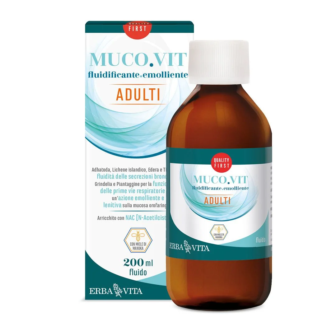 MUCOVIT ADULTI FLUIDIF/EMOL 200ML