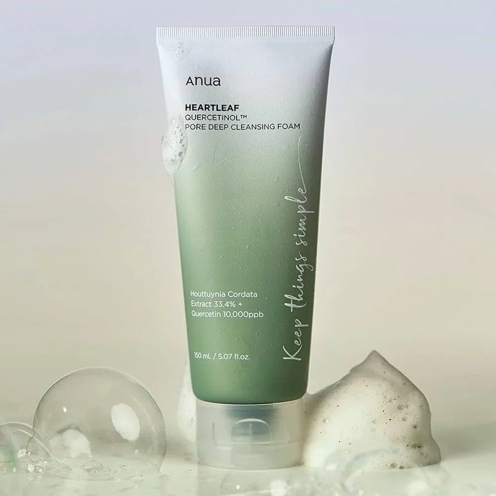 Anua Heartleaf Quercetinol Pore Deep Cleansing Foam 150Ml. 