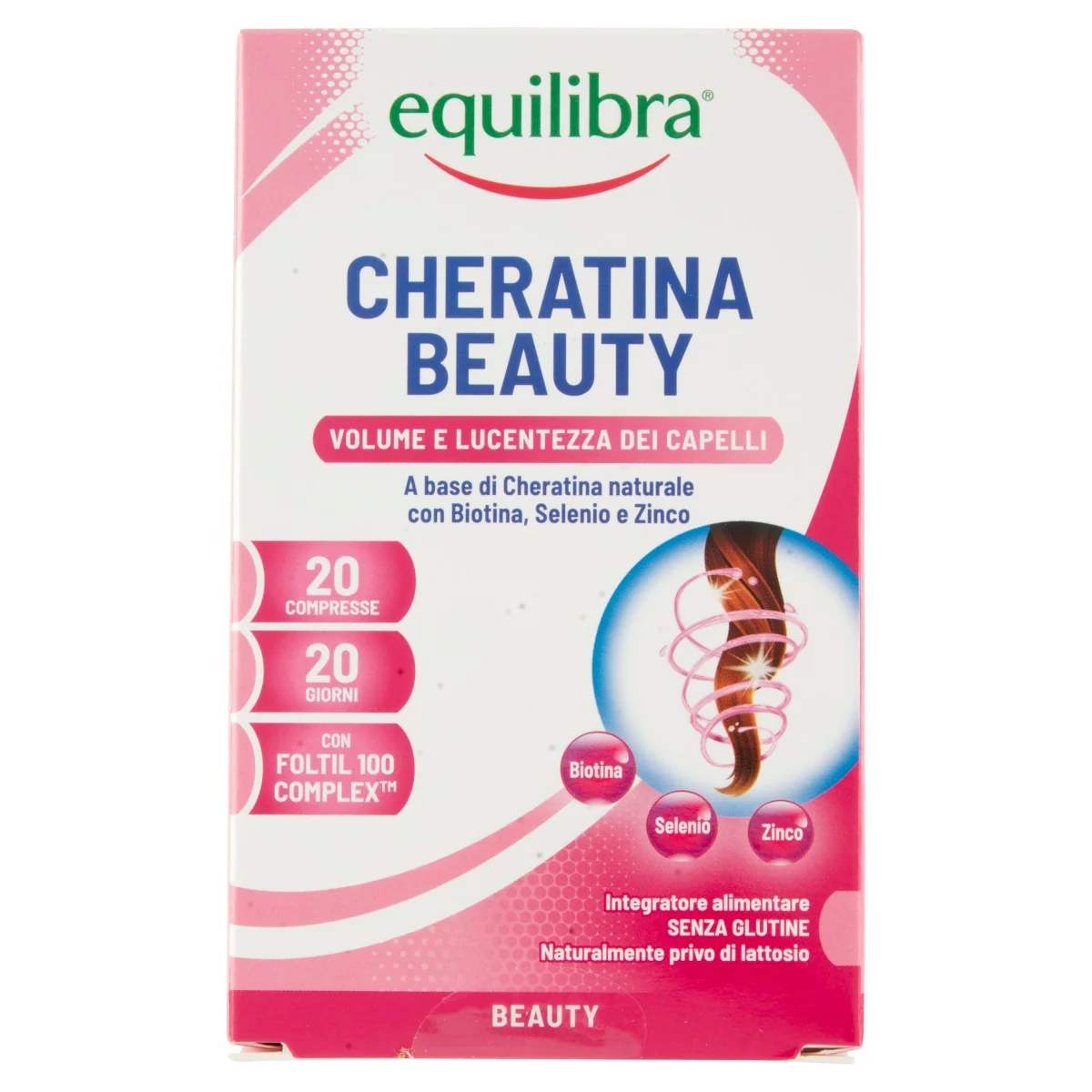 EQUILIBRA CHERATINA BEAUTY 20 COMPRESSE