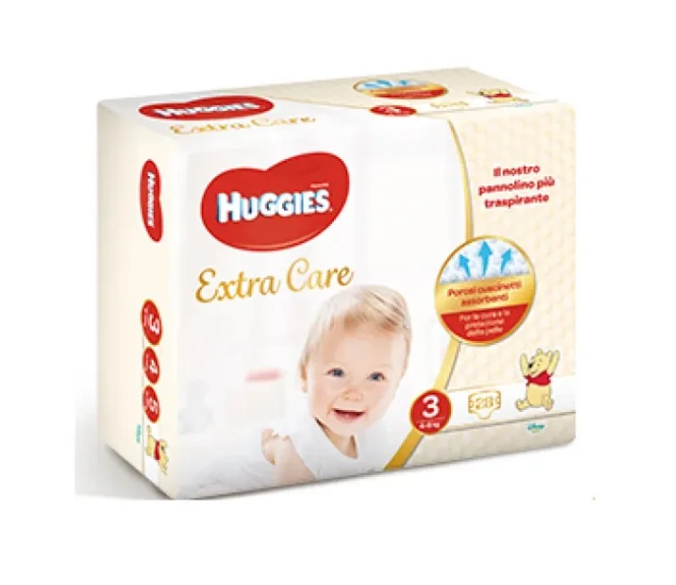 HUGGIES EXTRA CARE GR 3 40PZ