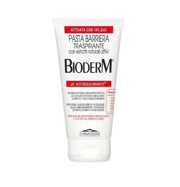 BIODERM PASTA BARRIERA TRASPIRANTE CON ZNO EMOLLIENTE PROTETTIVA 150 ML