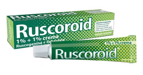 RUSCOROID 1%+1% CREMA RETTALE CONTRO EMORROIDI 40 G