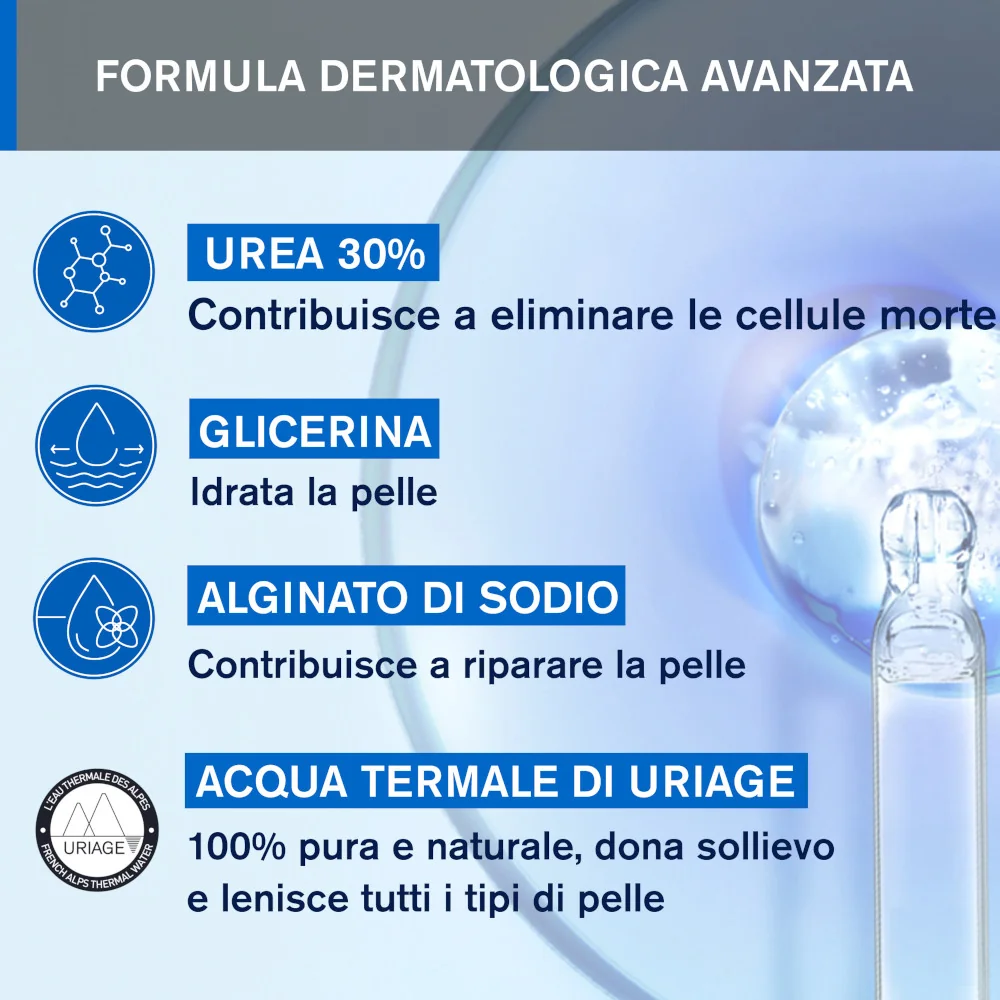 Uriage Kèratosane 30 Gel Crema Cheratolitico 75 ml Azione Cheratolitica