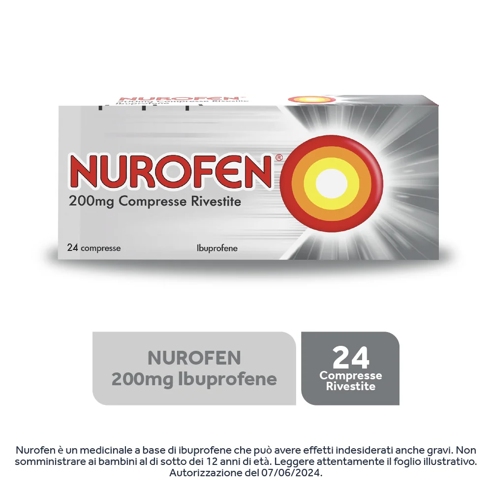 Nurofen 200 mg 24 Compresse Rivestite Antinfiammatorio